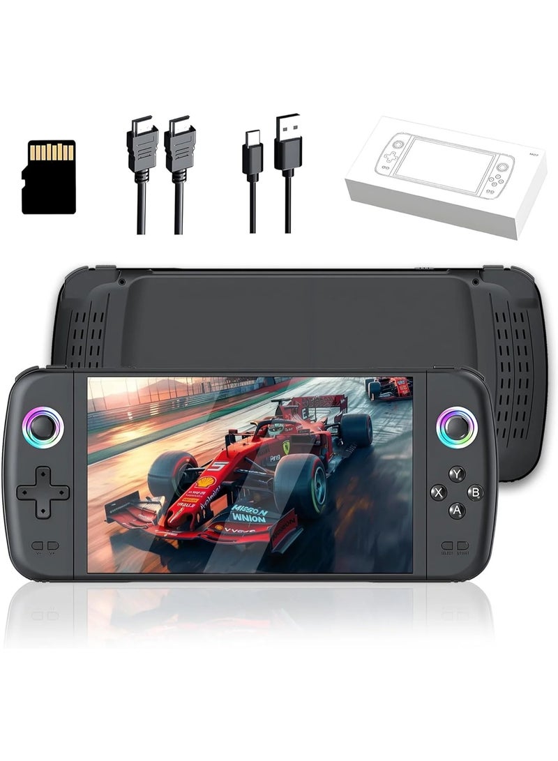 M27 Portable Retro Handheld Game Console, 7-inch HD Screen, 64GB Support, 20000+ Classic Games, RGB Joysticks - Image 1
