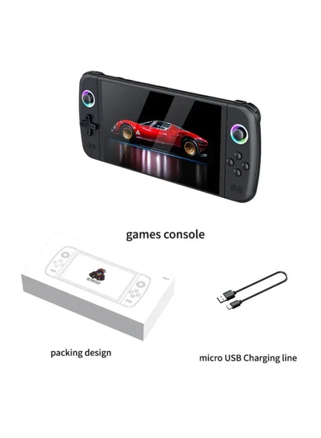 M27 Portable Retro Handheld Game Console, 7-inch HD Screen, 64GB Support, 20000+ Classic Games, RGB Joysticks - Image 4