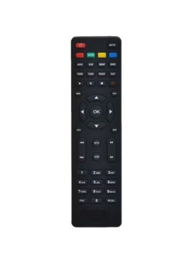 Universal remote control for receivers with easy-to-use layout and clear buttons, designed for smooth navigation and compatible with most set-top devices for convenient home control