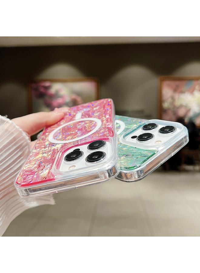 S-TOP Case For iPhone 13 / 14 Shell Texture Multicolor MagSafe TPU Phone Case - Image 5