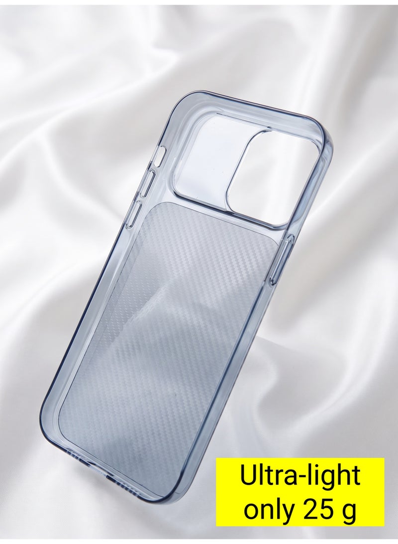 Transparent iPhone 16 Pro Max Case with Tactile Textured Grip - Image 4