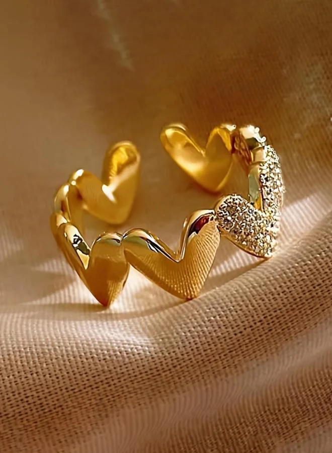 تايك تو خاتم مفتوح على شكل قلب