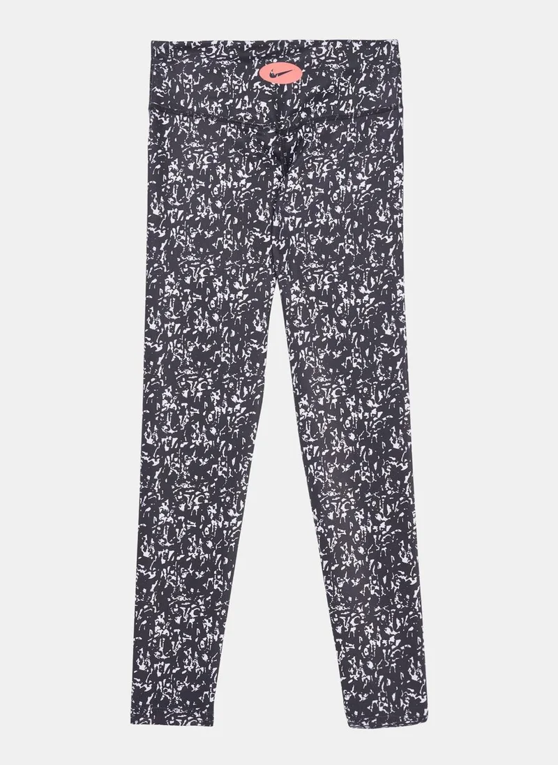 Nike Kids' Dri-FIT One Luxe Icon Clash Leggings (Older Kids)