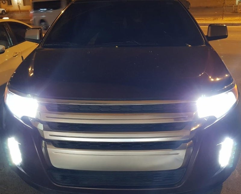 iJDMTOY Switchback LED Daytime Running Lights Compatible With 2011-14 Ford Edge w/Turn Signal Lights, OEM Fit Lower Bumper Assy Powered by (6) Xenon White LED as DRL & (6) Amber LED as Turn Signals - Image 3