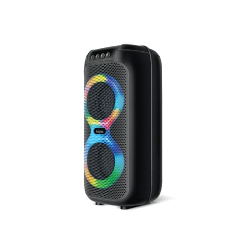 FINGERS Swag5 Bluetooth Portable Speaker (with RGB Lights, 10 W Deep Bass, FM, USB, MicroSD, AUX, Mic in (6.35 mm), Multi-Point Technology, Provisional Slot for Wired/Wireless Mic) - Image 1