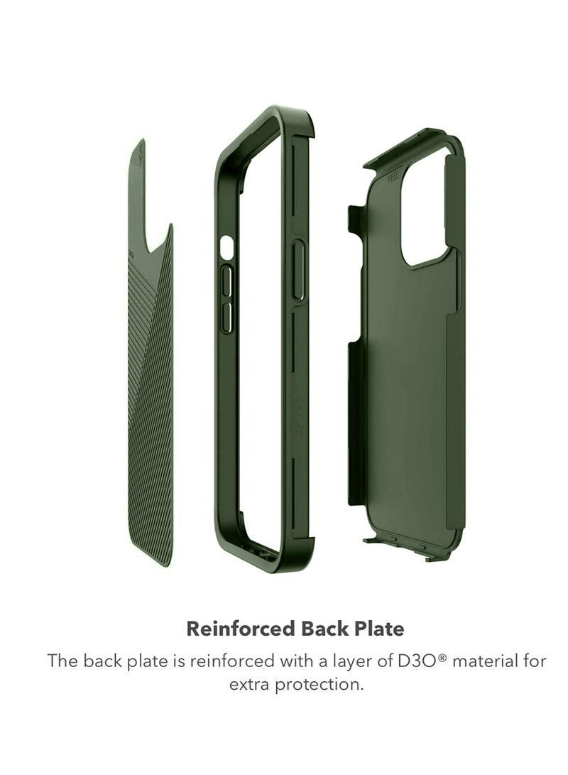 Gear4 Gear4 MagSafe Compatible Case with D3O® Reinforced Back Plate Case Cover for Apple iPhone 15 Pro Max – Green  - Image 2