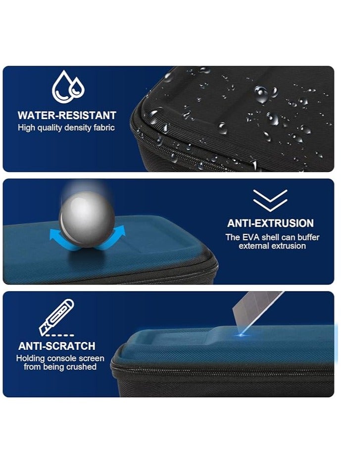 erorex Large Lenovo Legion Go Carrying Case, Handheld Portable Hard Case for Chargers, Cables, External Hard Drive, Large Power Bank, and 16 Game Cartridges (Black) - Image 4