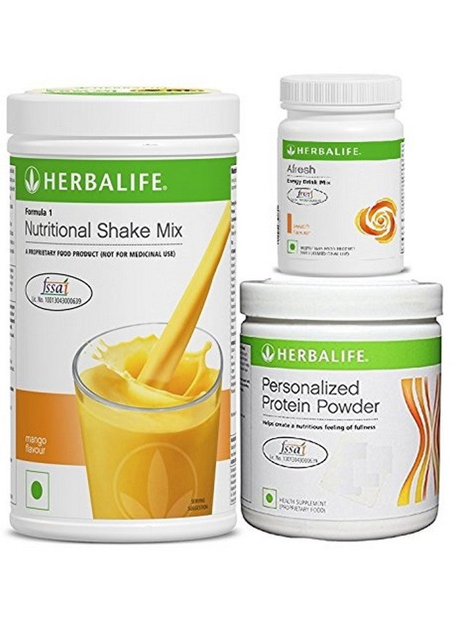 Herbalife Formula 1(Mango) with Personalized Protein Powder(200gm)+ Afresh(Cinnamon)