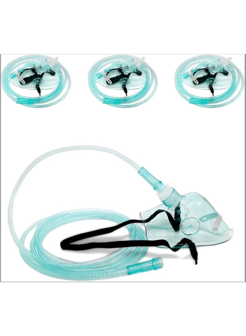 Oxygen Mask - Adult Size, Pack of 4 Masks - Image 1