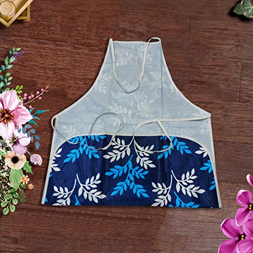 KANUSHI Industries® Apron for Kitchen Waterproof with Front Pocket(Blue)(APRON-1-PC-BLUE-SMALL-LEVS) - Image 5