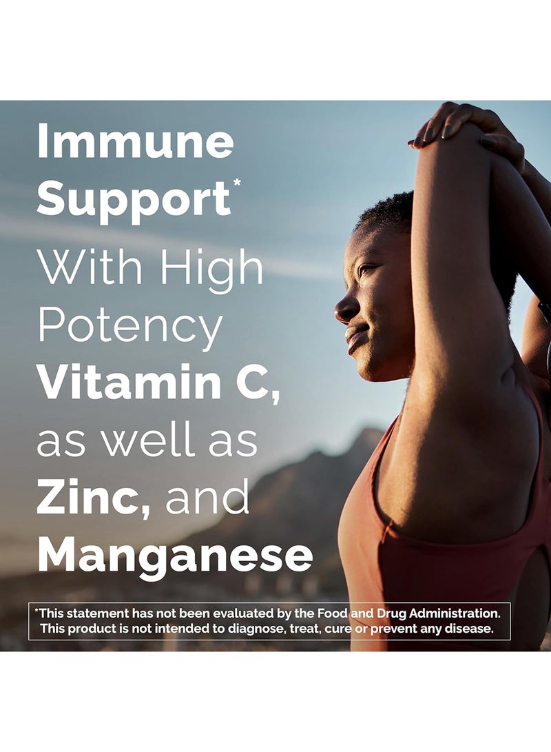 إميرجن-سي 30 قطعة من نكهة البرتقال الفائقة تكفي لمدة شهر واحد، مكمل غذائي، مزيج من المشروبات الغازية مع 1000 ملغ من فيتامين C، 0.32 أونصة، عبوات خالية من الكافيين - Image 2