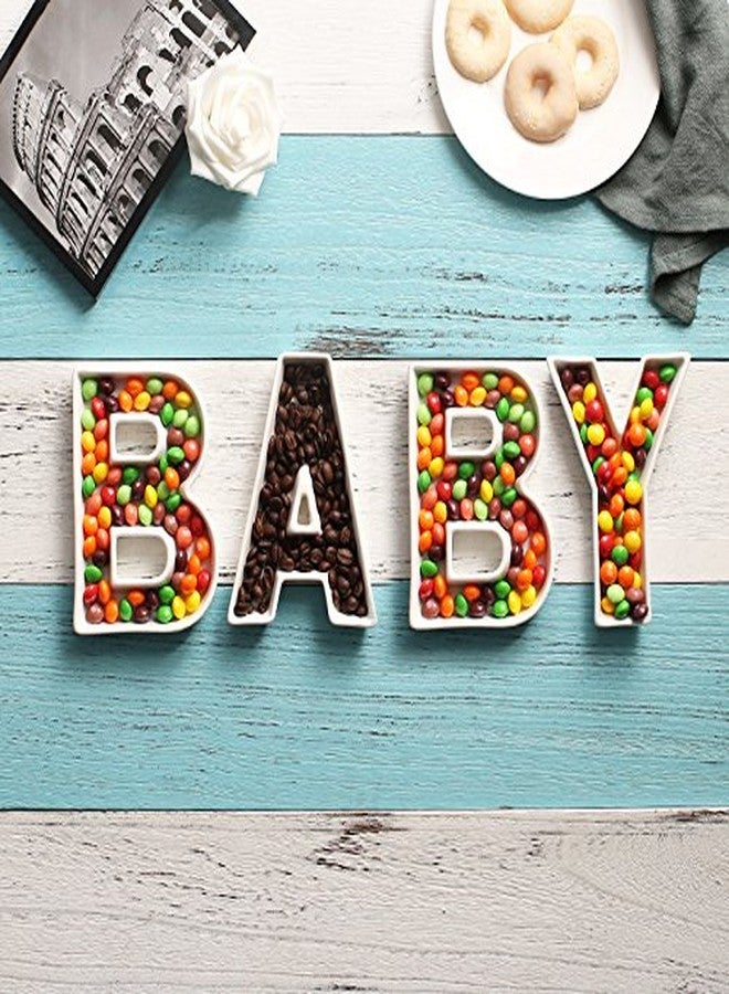 Coffeezone Name Plates Small Letter Dishes for Candy and Nuts, Home Decoration for Party (Letter A) - Image 5