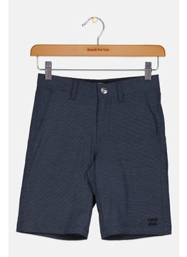 Toddlers Boy Brand Logo Walking Shorts, Charcoal