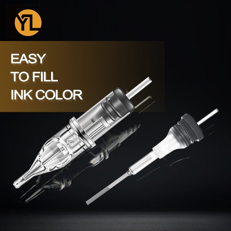Yuelong Tattoo Needles Cartridges - Yuelong 40pcs Tattoo Cartridges Needles Mixed Round Liner Shader Magnum 3RL 5RL 7RL 9RL 7RS 9RS 7RM 9RM Assorted Needles with Membrane for Tattoo Artist - Image 4