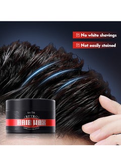 SADOER Moisturizing Hair Wax - Firm Hold & Matte Finish - Non-Irritating - Refreshing & Hydrating - Premium Long-lasting Hold Hair Styling Pomade - Flake-Free - Styling Hair Wax For All Hair Types  - Image 2