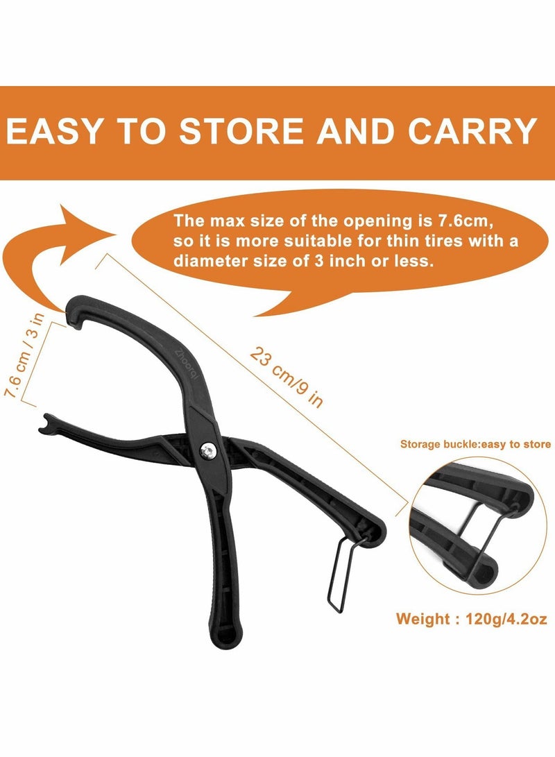 Y&D Bike Bicycle Tire Lever Cycling Repair Tool Spoon - Install Difficult Wire Bead and Stubborn Tires Jack Changing Mounting Seating Tools - Image 3