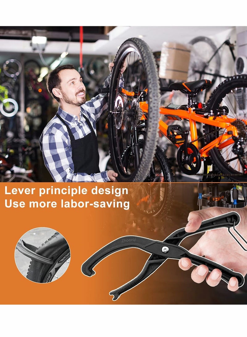 Y&D Bike Bicycle Tire Lever Cycling Repair Tool Spoon - Install Difficult Wire Bead and Stubborn Tires Jack Changing Mounting Seating Tools - Image 5