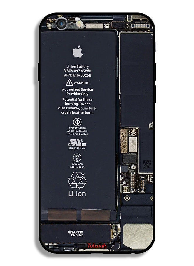 Tolwak - نمط دائرة الهاتف في حافظة الحماية الخاصة بهاتف Apple iPhone 6/6s Plus - Image 1