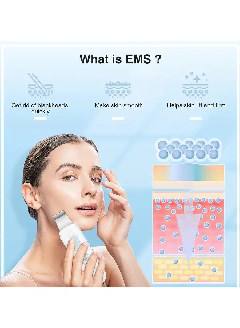 ORiTi Skin Cleaner Skin Spatula, Blackhead Remover Pore Cleaner Face Beauty Lifting Tool For Facial Deep Cleansing - 4 Modes - Image 5