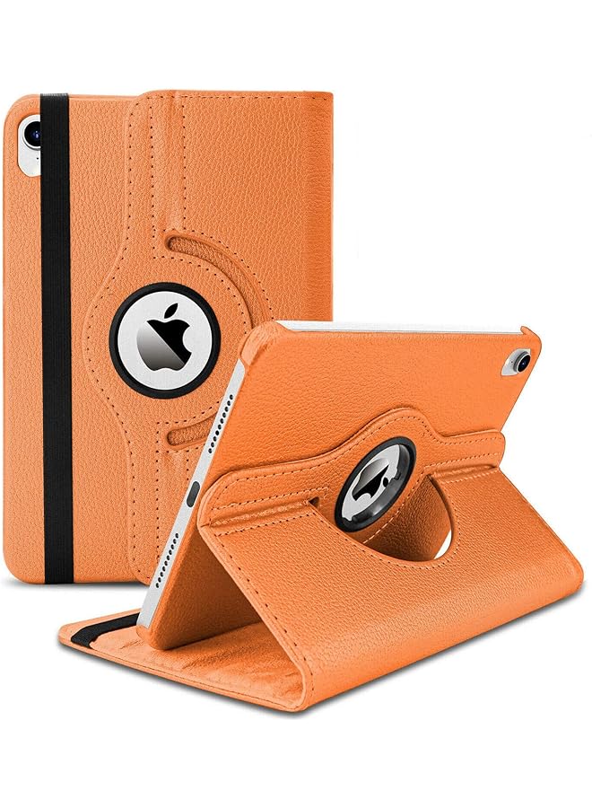 erorex Case For New iPad Air 4Th Generation 2020 10.9 Inch iPad Air 4 Case 360° Rotating Leather Folio Case Slim Stand Protective Cover With Auto Wake Sleep (Orange) - Image 1