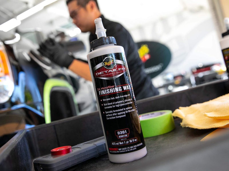 Meguiar's شمع إنهاء ميكويار المحترف DA من الألياف الدقيقة D30116 - شمع ألياف دقيقة احترافي سهل الاستخدام ويزيل العيوب الخفيفة مع الحماية، مثالي للاستخدام مع قرص إنهاء DA من الألياف الدقيقة، 16 أونصة - Image 2