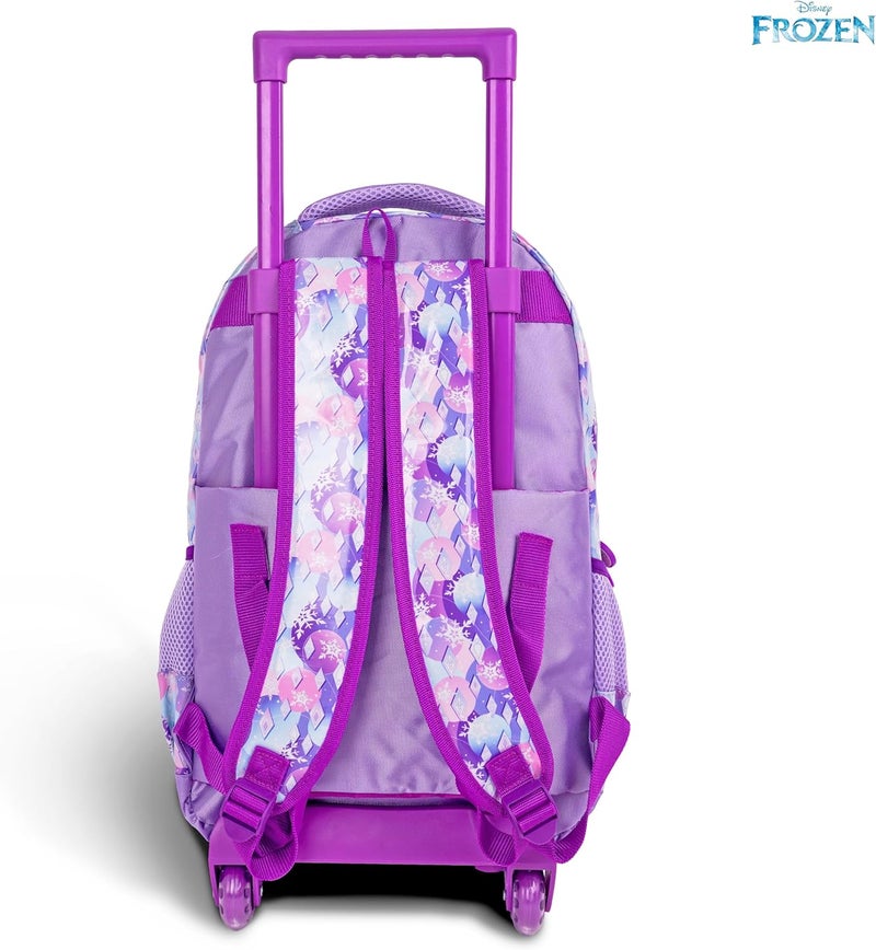 ترو كير حقيبة ظهر ديزني فروزن للأطفال مقاس 18 بوصة - حقيبة ظهر مريحة وخفيفة الوزن ومتينة للطلاب من سن 6 سنوات فما فوق - مثالية للسفر والمدرسة، للبنات - Image 3