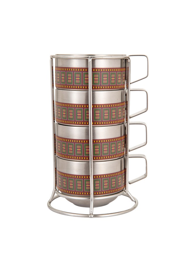 AL SANIDI Stainless steel Liquid cup, Coffee cup for trips and travel, Silver,  - Image 2