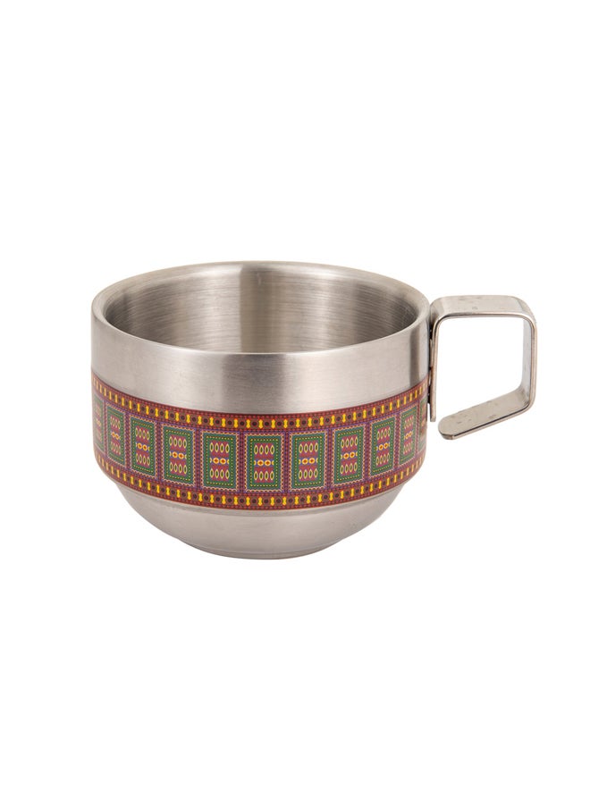 AL SANIDI Stainless steel Liquid cup, Coffee cup for trips and travel, Silver,  - Image 3