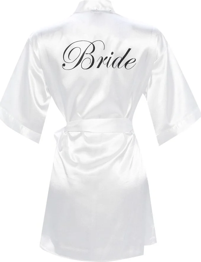 فور يو مودا Black Bride Embroidered Ecru Satin Bridal Gown 11827205