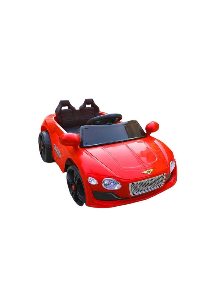 Electric ride-on car for children, children's electric car with a large seat, multi-colored. (red) - Image 1
