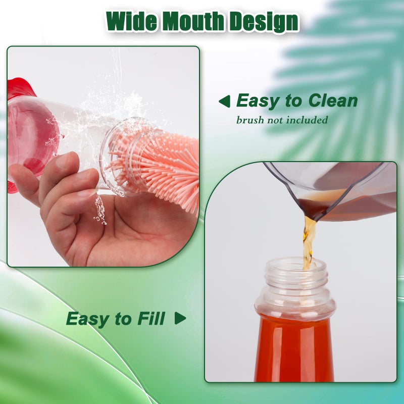 FEED GARDEN 10 OZ Hummingbird Feeders for Outdoors Hanging Ant and Bee Proof, Plastic Humming Birds Feeders for Outside with 5 Feeding Ports, Red Hanging Mount Hummingbird Feeder Easy Clean - Image 4
