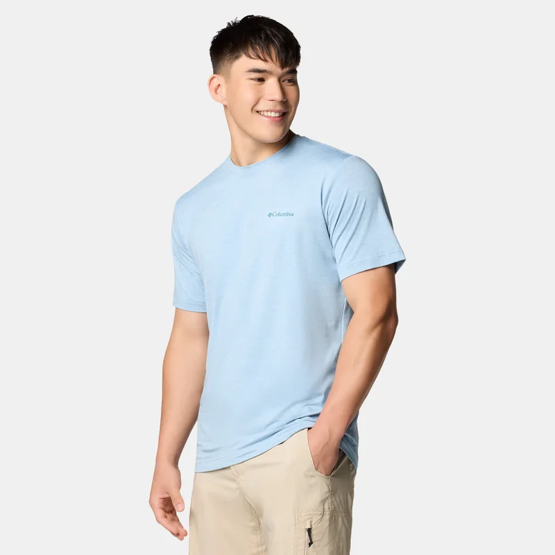 Columbia Blue Men's Kwick Hike Graphic T-Shirt for Men | Best Price UAE
