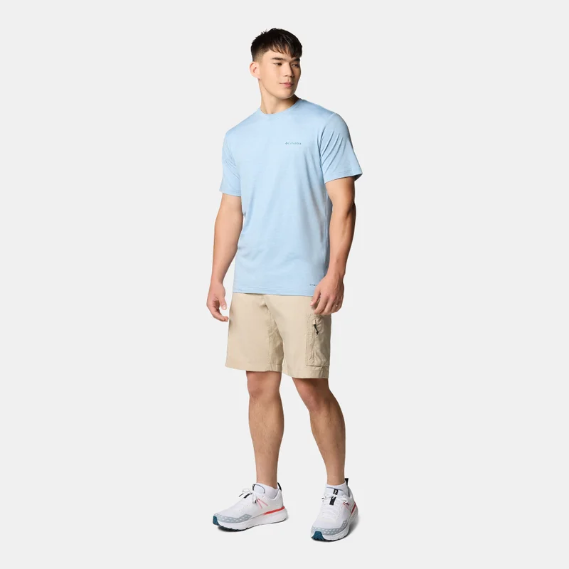 Columbia Blue Men's Kwick Hike Graphic T-Shirt for Men | Best Price UAE