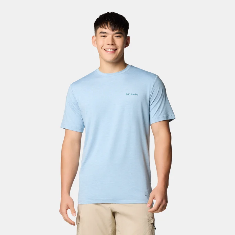 Columbia Blue Men's Kwick Hike Graphic T-Shirt for Men | Best Price UAE