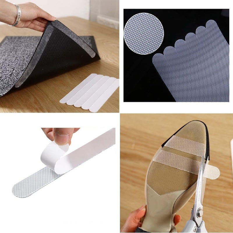 Krivety Anti-Slip Bathtub Stickers for Safety Bathroom Tubs,Non Skip Strips for Shower Floor,Strip Sticker with Advanced Scraper,Suitable for Bathtubs,Shower Rooms (Pack of 30) - Image 5