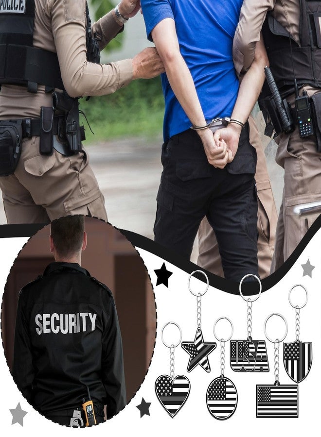 Kenning 48 Sets Correctional Officers Week Acrylic Keychain Gifts Bulk Thank You Prison Police Correctional Officers Appreciation Gifts Party Favors - Image 5