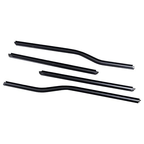 MISIOEK Weatherstrip Window Molding Trim Sill Seal Belt for 19992016 Ford F250 F350 F450 F550 Super Duty F81Z2625596AA Outside Black Window Weather Strip 4pcs - Image 5