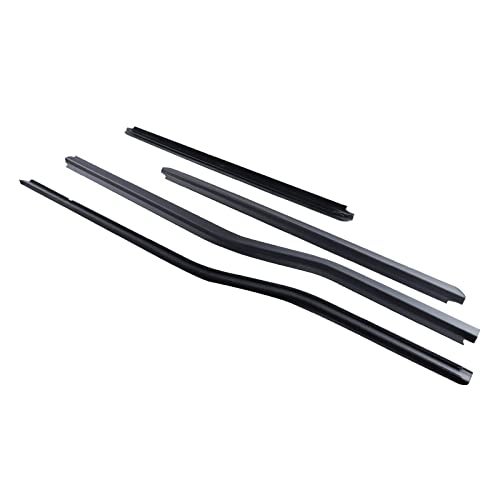MISIOEK Weatherstrip Window Molding Trim Sill Seal Belt for 19992016 Ford F250 F350 F450 F550 Super Duty F81Z2625596AA Outside Black Window Weather Strip 4pcs - Image 3