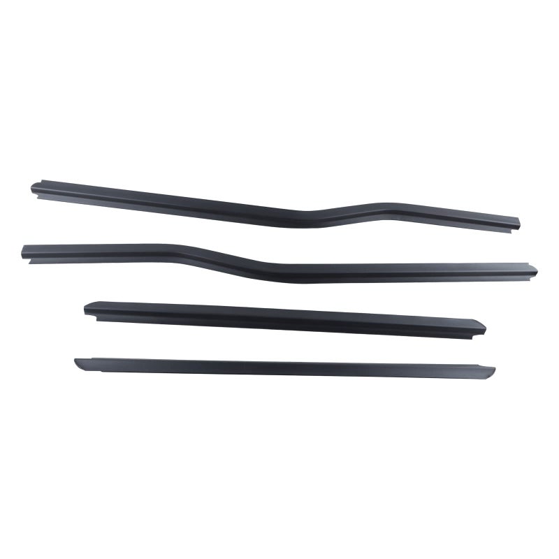 MISIOEK Weatherstrip Window Molding Trim Sill Seal Belt for 19992016 Ford F250 F350 F450 F550 Super Duty F81Z2625596AA Outside Black Window Weather Strip 4pcs - Image 2