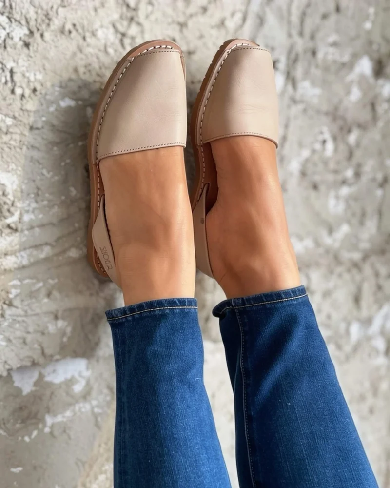 Shoeq Latte Classic Avarca for Women | Best Price UAE