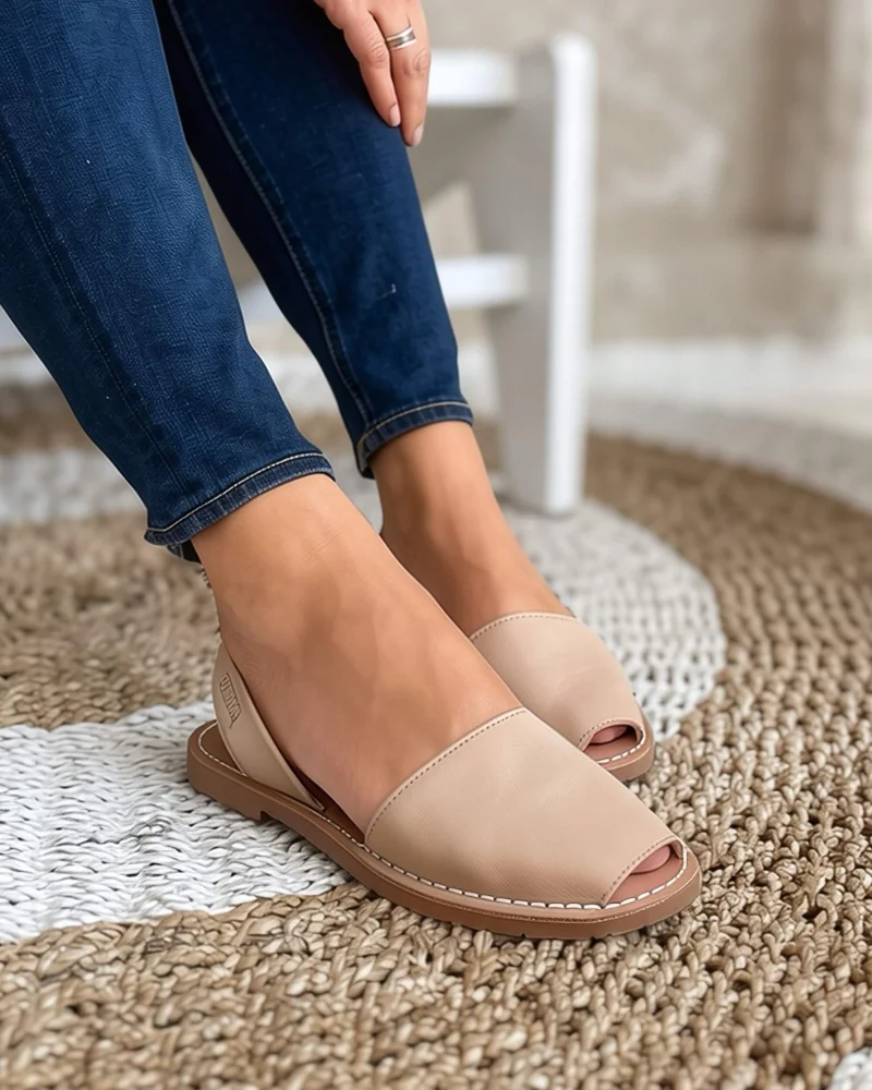 Shoeq Latte Classic Avarca for Women | Best Price UAE