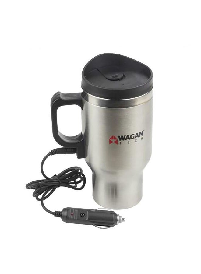 WAGAN 12V Deluxe Heated Mug Silver and Black 9 x 19 x 12 cm 6100 - Image 3