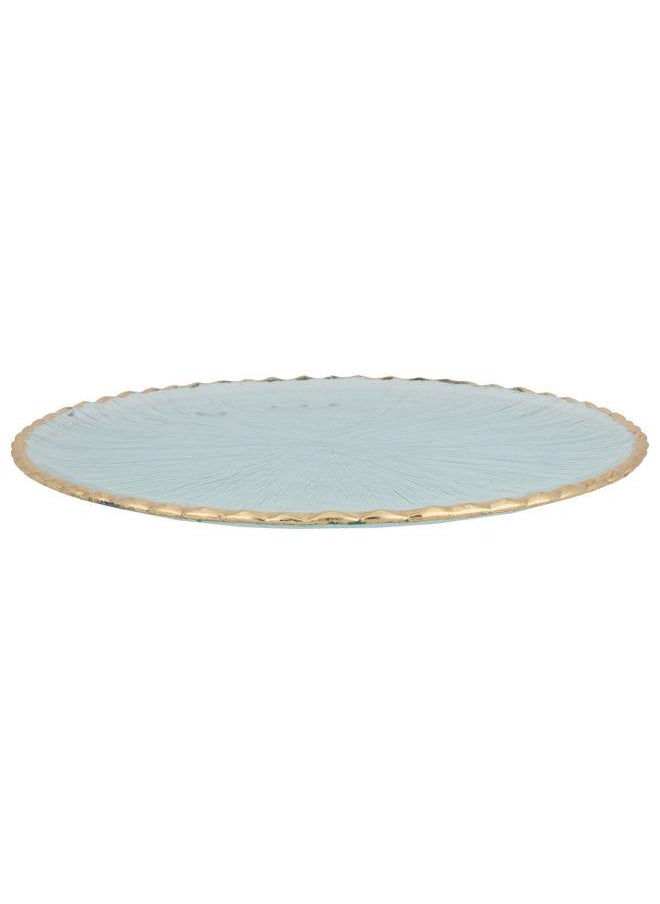 Alsaif - Glass Plate 1.6 X 33 Cm Round Transparent - Image 1