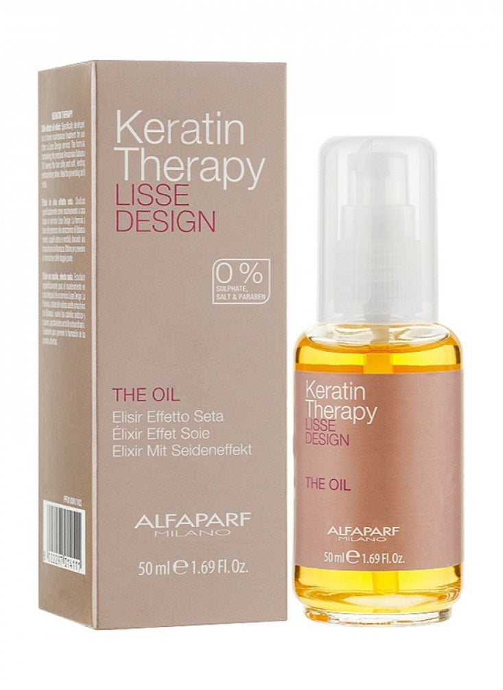 ALFAPARF MILANO Lisse Design Keratin Therapy The Oil 50ml  - Image 2