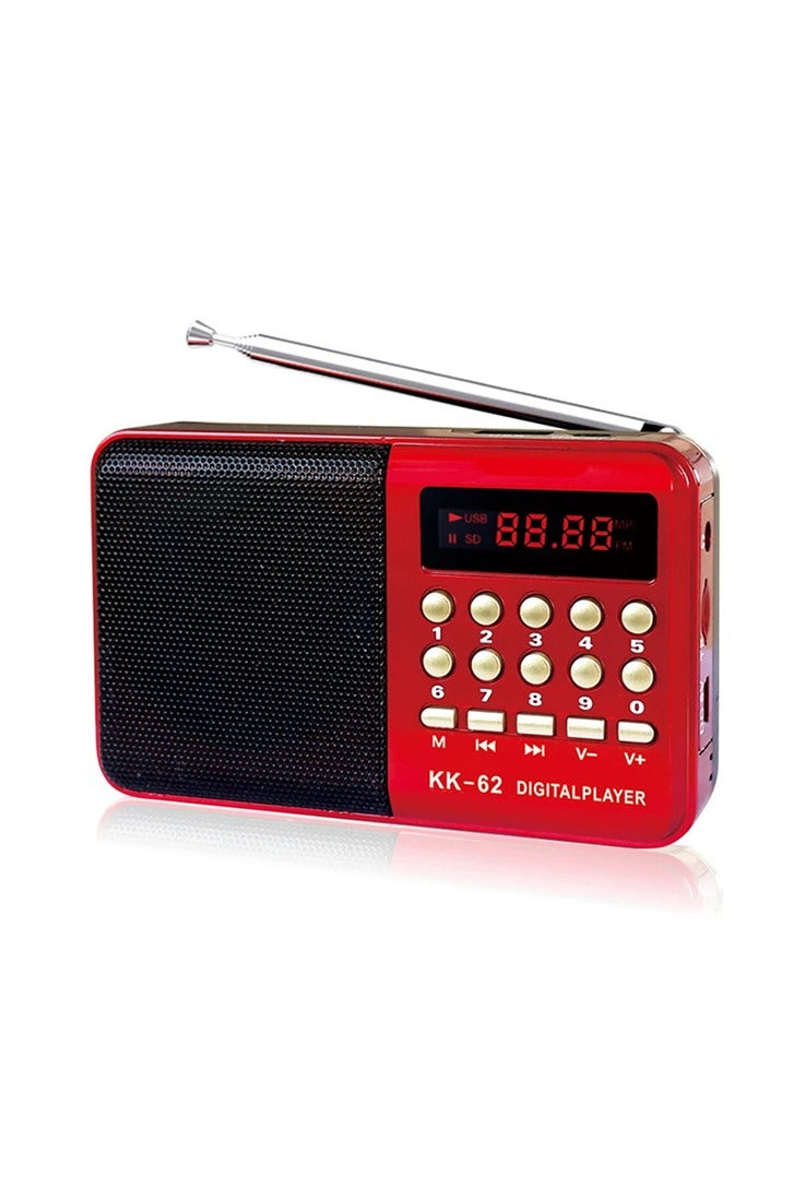 Portable Radio Multifunctional Handheld Digital Radio Support Earphone Hole USB Rechargeable TF Card For Elderly Home Outdoor - Image 1