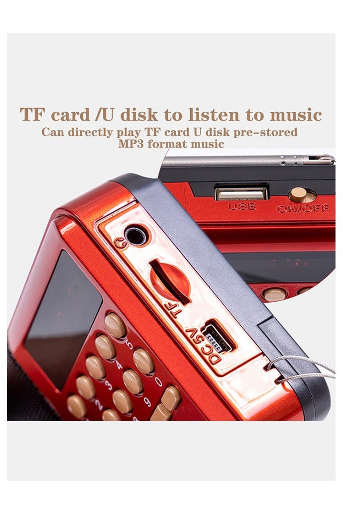 Portable Radio Multifunctional Handheld Digital Radio Support Earphone Hole USB Rechargeable TF Card For Elderly Home Outdoor - Image 5