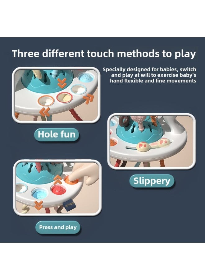 Table Game Toy Baby Snaffle Hand Grasp Training Toy Newborn Infants Can Bite Lala 0-1 Year Old-Color:Swan Lalale - Image 4