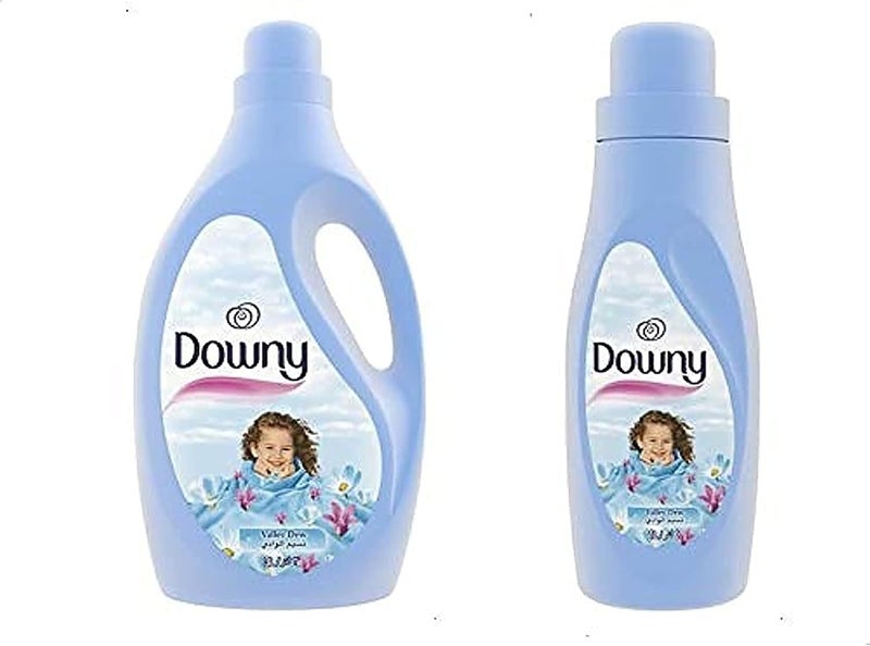 Downy Fabric Softener with Valley Dew Scent - 3 Liters and 1 Liter (Set of 2)