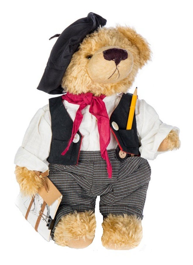 No branded Collectible Teddy Bear Artist, Gift for Painter  - Image 1