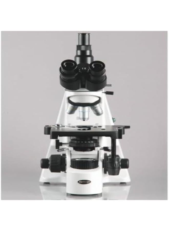 Arabest Digital trinocular compound microscope with 40X-2500X magnification, super-widefield eyepieces, infinity objectives, brightfield, Kohler condenser, double-layer mechanical stage. Includes 1.3MP came - Image 3